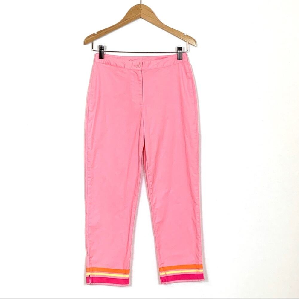 Lilly Pulitzer Pants Cropped Vintage White Label 0